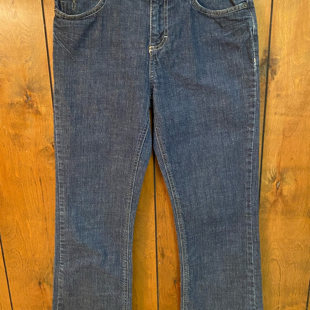 Calvin Klein Jeans Women's Boot Cut Dark Blue Denim